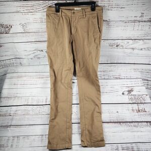 Taylor Stitch Foundation Pant Chino 31x34 Slim Khaki Organic Cotton Army Cloth